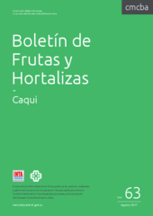 Boletín de Frutas y Hortalizas del Convenio INTA- CMCBA Nº 63 - Caqui