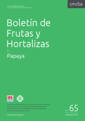 Boletín de Frutas y Hortalizas del Convenio INTA- CMCBA Nº 65 - Papaya